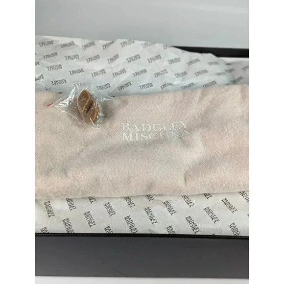 Badgley Mischka Sally Women's Rhinestone Satin Heel Sandals Size 9.5 (MSRP $235) - Picture 8 of 9